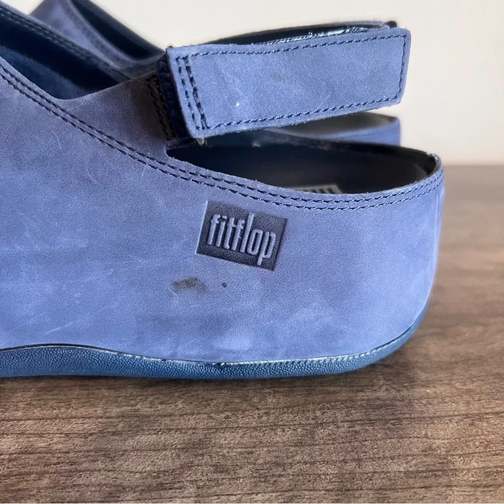 FITFLOP NEW Men’s SHUV Nubuck Back-Strap Clog Size 11 #785